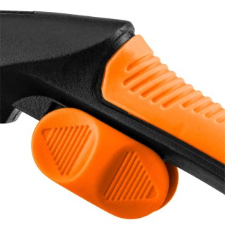 Sekator kowadełkowy 210 mm, zakres do 20 mm, materiał: PP, uchwyt pokryty gumą TPR