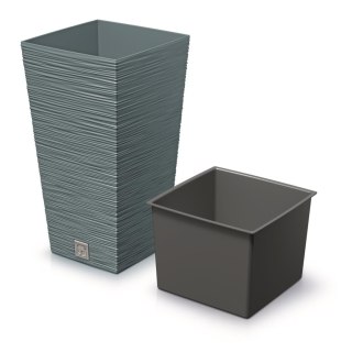 Doniczka FURU SQUARE DFSH200 - niebiski skandynawski