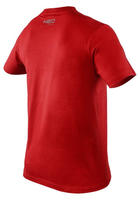 T-shirt czerwony, rozmiar L