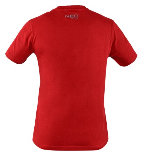 T-shirt czerwony, rozmiar L