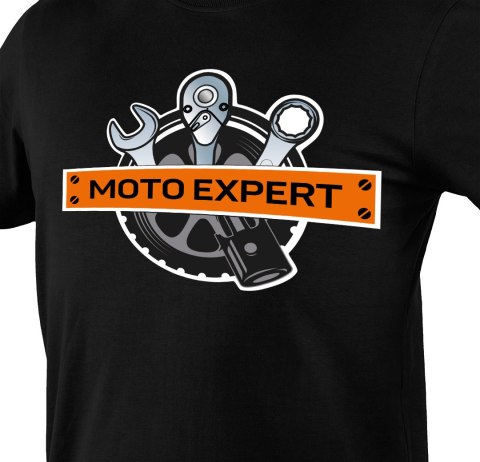 T-shirt z nadrukiem, MOTO Expert, rozmiar M