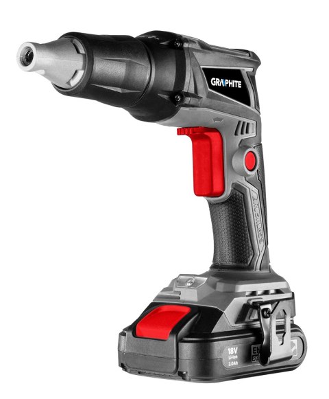 Wkrętarka akumulatorowa bezszczotkowa do płyt g/k Energy+ 18V, 0-4400 min-1, hex 1/4", bez akumulat.