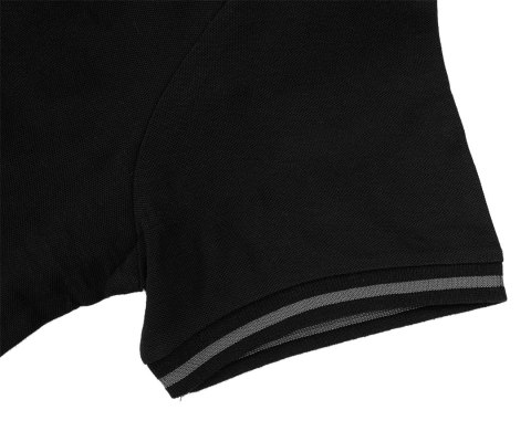 Koszulka polo DENIM, czarna, rozmiar XXL