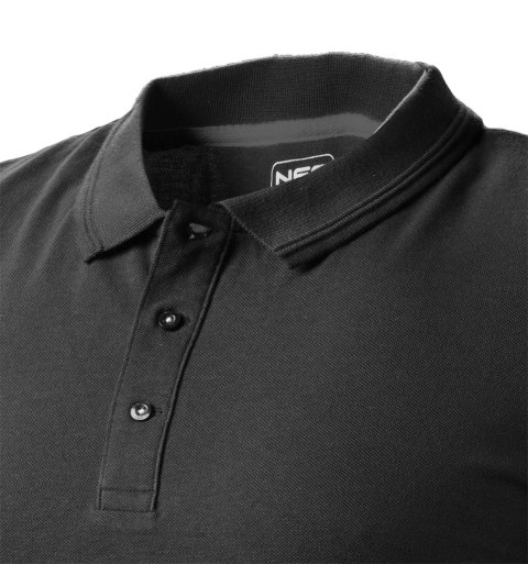 Koszulka polo DENIM, czarna, rozmiar S