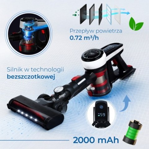 AD 7048 Odkurzacz pionowy - bezworkowy z bezszczotkową technologią silnika