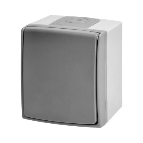Gniazdo pojedyncze 2P+Z Schuko AQUATIC PRO IP55 szaro-grafitowe