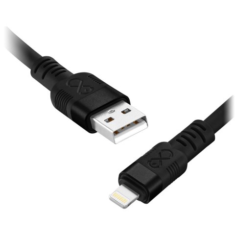 Kabel USB-A - Lightning eXc WHIPPY Pro, 0.9M, 12W, szybkie ładowanie, kolor mix ciemny