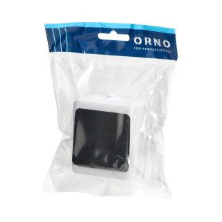 Łącznik jednobiegunowy AQUATIC MINI IP54 biało-czarny