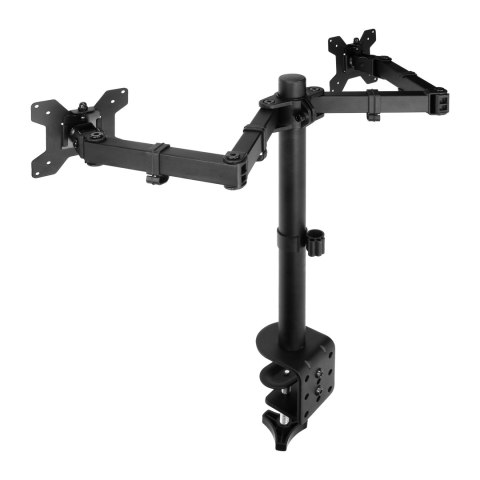 Obrotowy uchwyt biurkowy do dwóch monitorów, 13"-27-