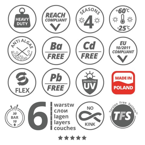 Wąż ogrodowy Vartco Professional Plus 3/4" 30m
