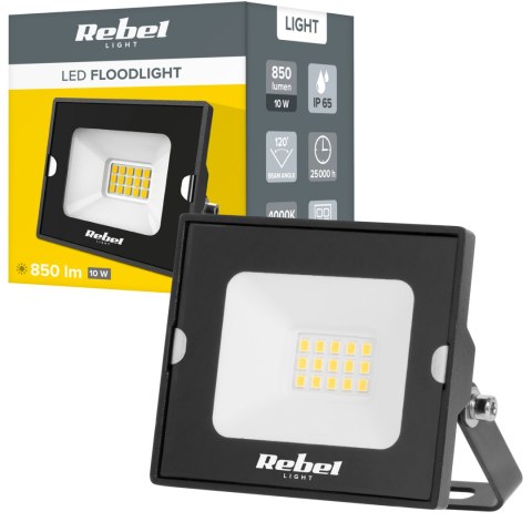 Reflektor LED naświetlacz Rebel 10W 4000K, 230 V