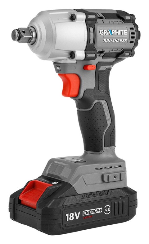 Klucz udarowy bezszczotkowy Energy+ 18V, 450Nm, bez akumulatora