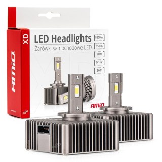 Żarówki żarniki led seria xd d5s 6500k canbus amio-03314
