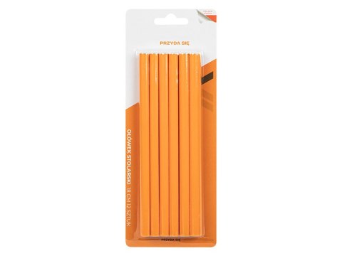 67-083# Ołówek budowlany 18cm 12szt`