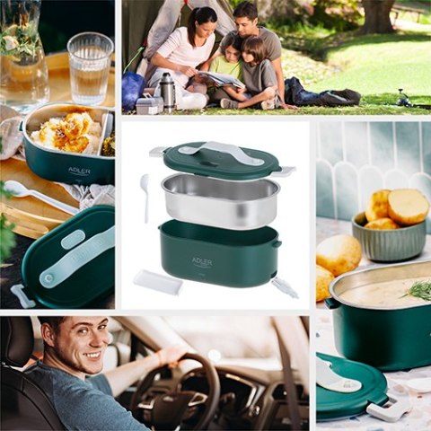 AD 4505 green Pojemnik na żywność - podgrzewany - metalowy pojemnik