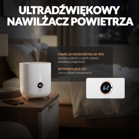 AD 7972 white Nawilżacz ultradźwiękowy led