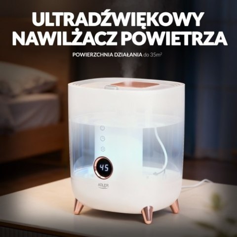 AD 7972 white Nawilżacz ultradźwiękowy led