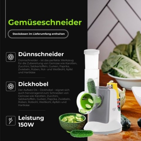 AD 4815 Szatkownica do warzyw z 5 nasadkami