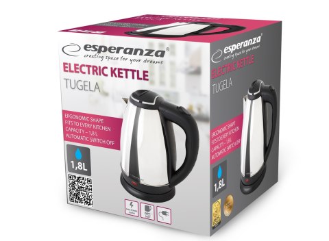 EKK104S Esperanza czajnik elektryczny tugela 1.8 l srebrny