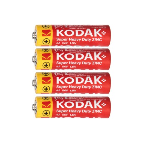 Baterie Kodak ZINC Super Heavy Duty AA LR6, 4 szt.