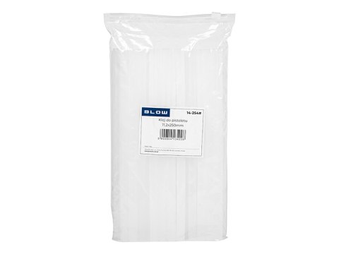14-254# Klej do pistoletu gruby 11/250mm przezroczysty 1kg
