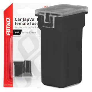Bezpieczniki samochodowe japval pal żeńskie 2 szt. 80a amio-03449