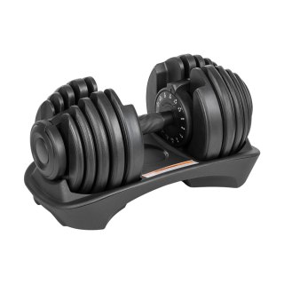 Hantel żeliwny regulowany automat 24 kg REBEL ACTIVE