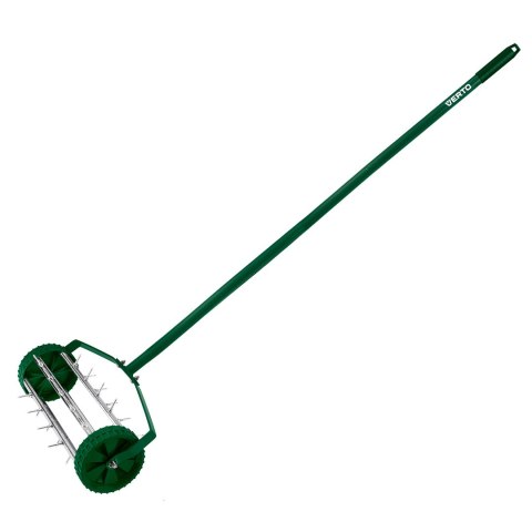 Aerator ręczny, wertykulator walcowy do trawy 27 kolcy, średnica 15 cm