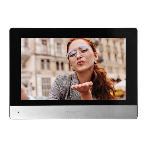 CERES Full HD, zestaw wideodomofonowy jednorodzinny, 4-żyłowy, 8", ekran dotykowy, Full HD, szyfrator