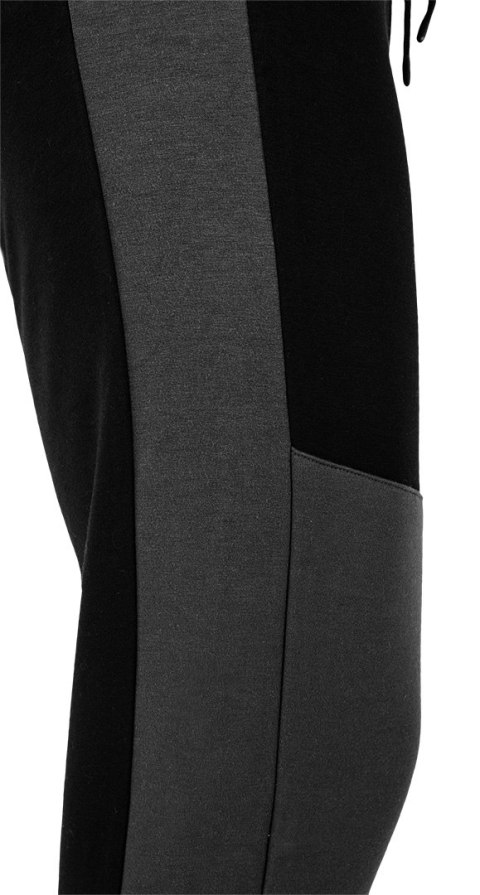Spodnie dresowe COMFORT, szaro-czarne, rozmiar S