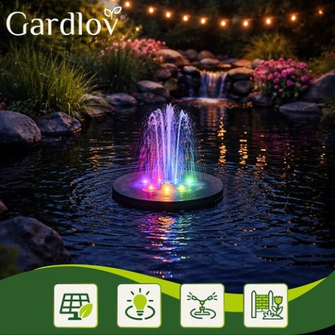 Fontanna solarna ogrodowa LED Gardlov 23227