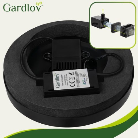Fontanna solarna ogrodowa LED Gardlov 23227