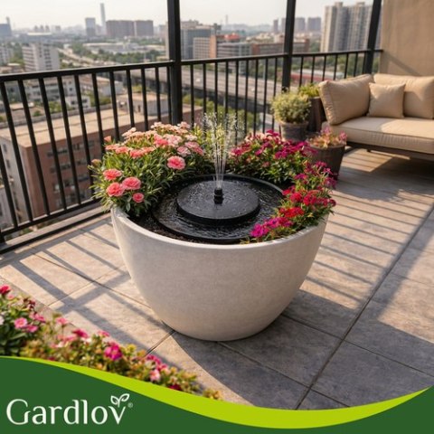 Fontanna solarna ogrodowa LED Gardlov 23227