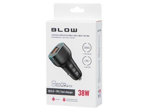75-778# Ładowarka samochodowa g 38b 2x usb-a+usb-c 38w