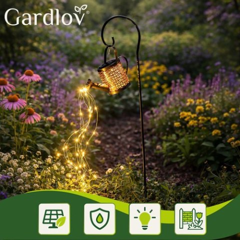 Lampa ogrodowa solarna - konewka Gardlov 23846