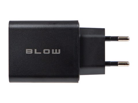76-023# Ładowarka sieciowa gniazdousbx2 + usb-c qc+pd 65w