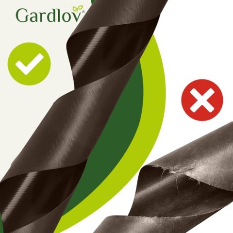 Taśma ogrodzeniowa 19cmx35m 450g/m2 brązowa 23702