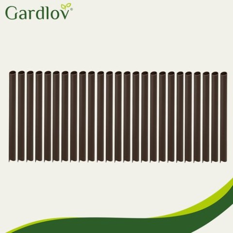 Taśma ogrodzeniowa 19cmx35m 450g/m2 brązowa 23702