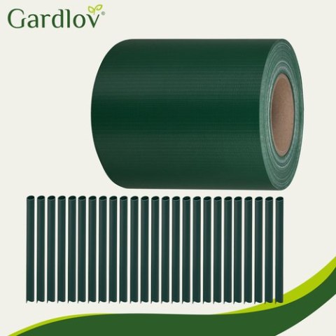 Taśma ogrodzeniowa 19cmx35m 450g/m2 zielona 23699