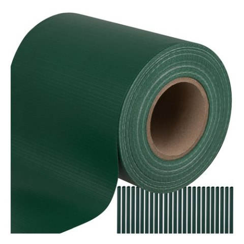 Taśma ogrodzeniowa 19cmx35m 450g/m2 zielona 23699