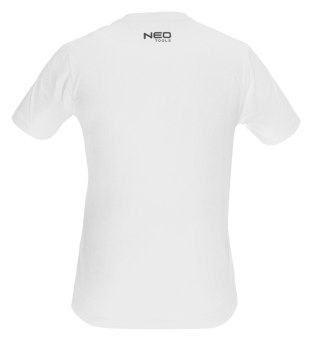 T-shirt, biały, rozmiar M