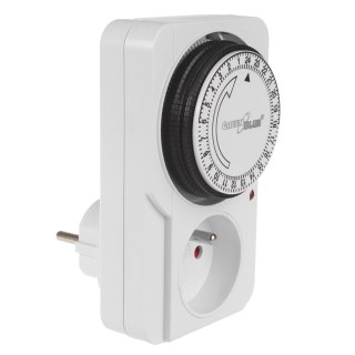 Włącznik czasowy - timer mechaniczny GreenBlue, 48 programów, max. obciążenie 16A, IP20, GB360 E