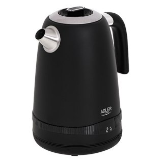 AD 1295 black Czajnik metalowy 1,7l z lcd & regulacją temperatury