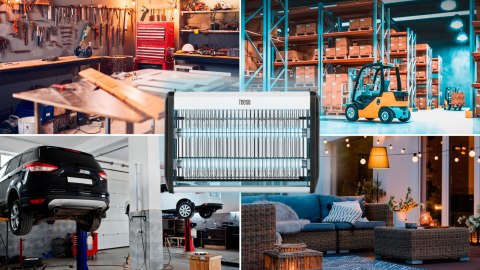 Lampa owadobójcza TEESA rażąca 20W(2x10W)