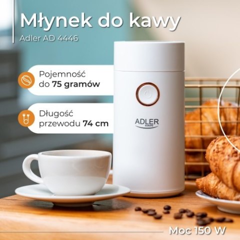 AD 4446 white gold Młynek do kawy