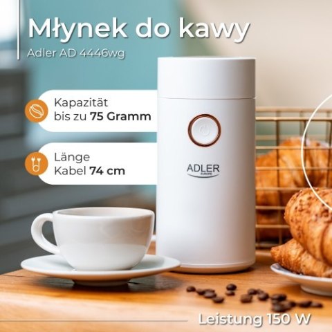 AD 4446 white gold Młynek do kawy
