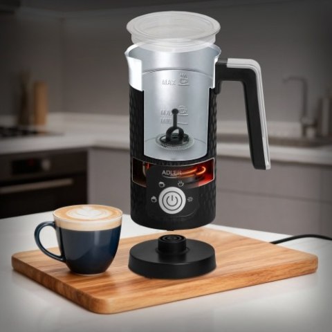 AD 4494 black Spieniacz do mleka - spienianie i podgrzewanie (latte i cappucino)
