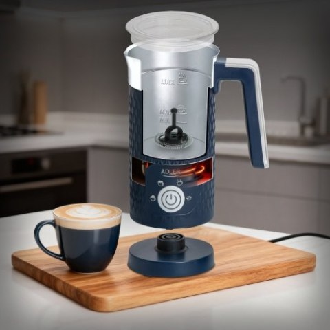 AD 4494 dark blue Spieniacz do mleka - spienianie i podgrzewanie (latte i cappucino)