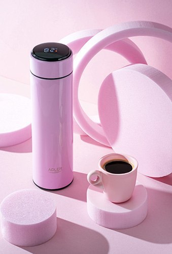 AD 4506 pink Termos led 473ml różowy