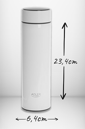 AD 4506 white Termos led 473ml biały